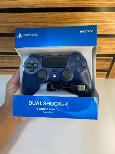 Controle Ps4 Sem Fio azul escuro an2