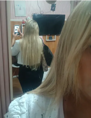 Cabelo loiro 100% natural