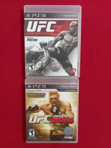 Jogos ps3 - Ufc - 02 jogos por 59,00