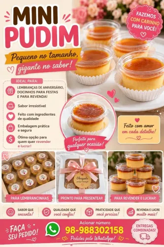 Pudim caseiro