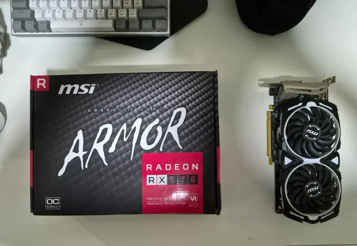 Placa de vídeo RX 570 8gb msi