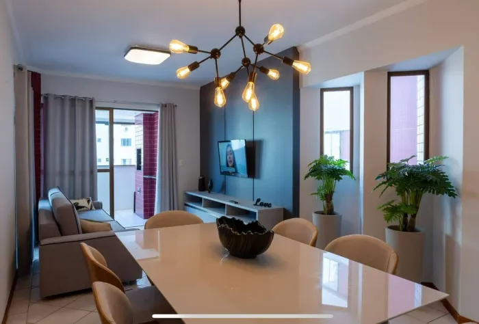 Apartamento Vista Mar 2 Quartos 2 vagas Mobiliado Aluguel anual Balneário Camboriú