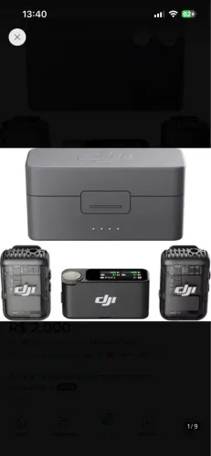 Microfone Dji Mic 2 (2tx Microfone + 1rx Receptor + 1 Case)
