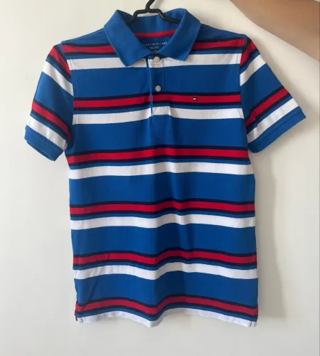 Camisa Polo Tommy Hilfiger Listrada Infantil