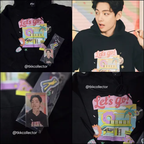 Moletom FILA x BTS Dynamite V Taehyung oficial