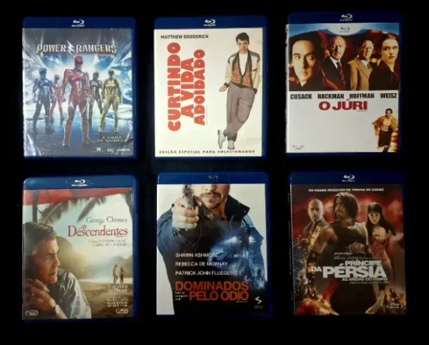 Blu-rays Power Rangers, Curtindo a Vida Adoidado, O Júri, e Muito Mais.