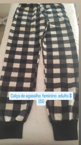 Lindissima Calça de agasalho unisex preto e branco feminina 