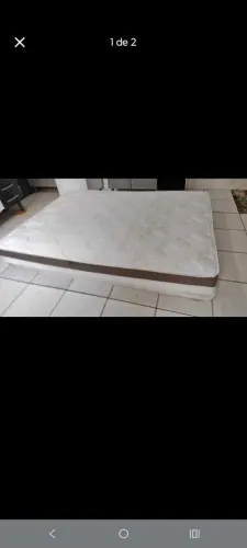 Colchão de casal impecável, limpinho