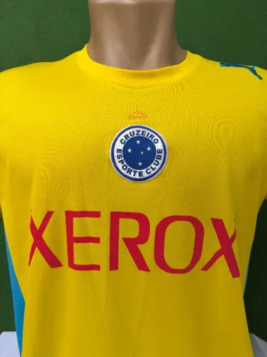 Camisa Cruzeiro Treino Puma Amarela