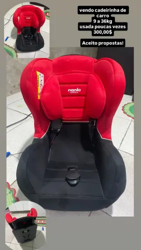 Cadeirinha de bebê para carro