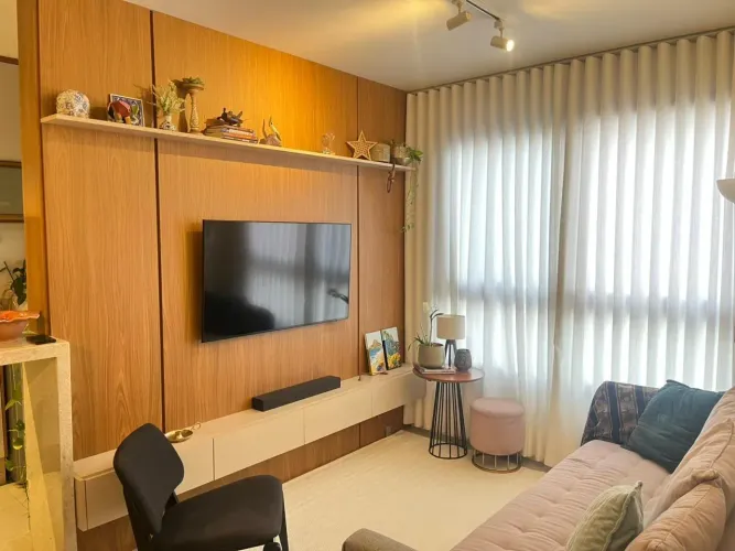INSIGHT PALHANO | Apartamento mobiliado com 2 dormitórios para alugar, 62 m² Gleba Palhan