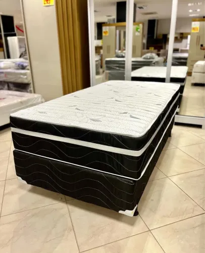 CAMA SOLTEIRO DE MOLAS ENSACADAS NOVA DA FÁBRICA 