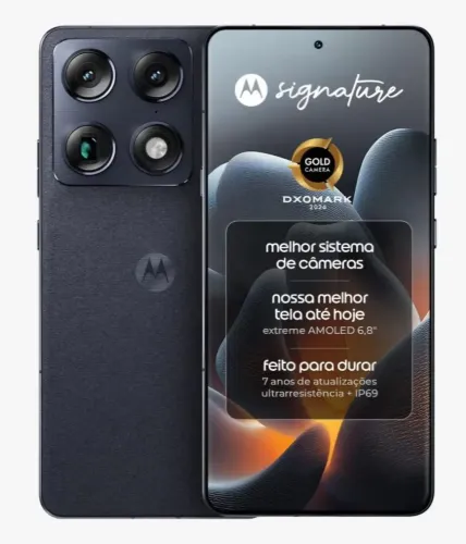 Motorola signature 512gb +24gb preto