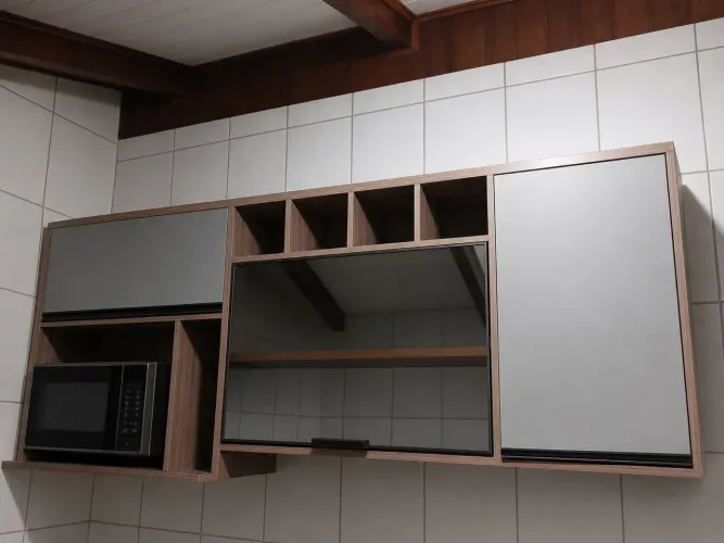 Armário de cozinha + pia inox