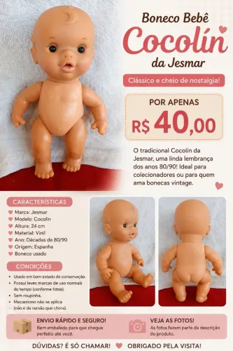 Boneco cocolim