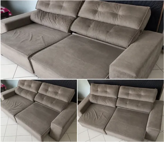 Sofá retratil inclinável grande