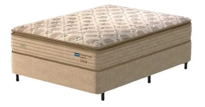 Cama Box Colchão Ortobom Fort Airtech Casal 138x188x25cm ENTREGA EM 24H