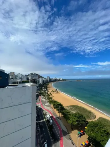 Apartamento  mobiliado 2 quartos para aluguel,  frente mar  em Praia da Costa - Vila Velha