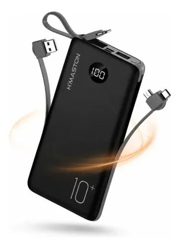 Carregador Portatil H'maston Yd-20 10000mah Turbo 3 Em 1