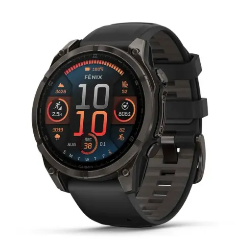 Garmin Fenix 8 47mm Saphira Titanium - NOVO