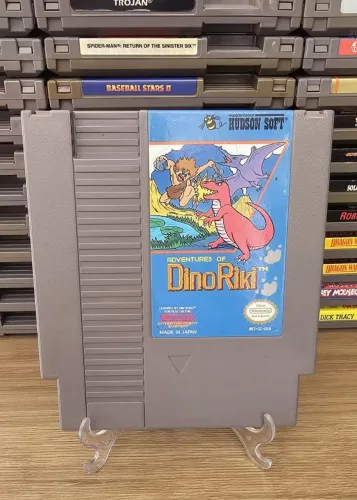 Jogo Adventures Of the Dino Riki para NES Nintendinho