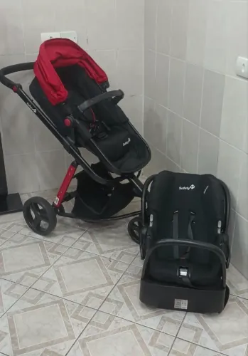 Carrinho Safety 1st + bebê conforto 