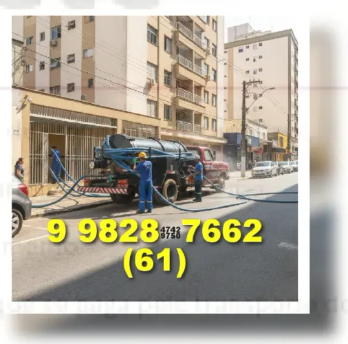Desentupidora de Canos, caixa de gordura e pias (61) 9 9828/7662 Confiança