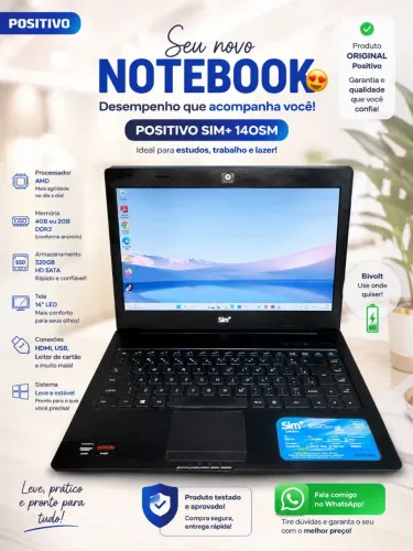 Notebook semi novo