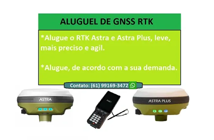 Aluguel GNSS RTK Astra e Astra plus RinoNav