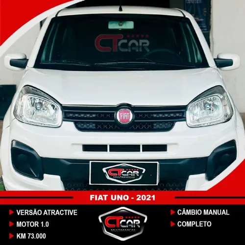 Fiat Uno Attractive 1.0 EVO Fire Flex 8V 5P 2021