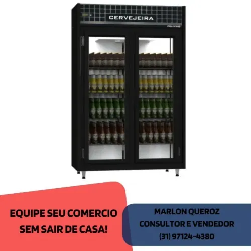 Cervejeira 2 Portas Polo Frio com LED