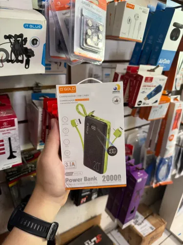 Carregador Portátil Power bank 20000mAh