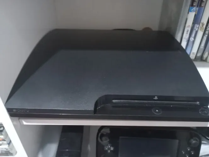 PS3 slim 160gb não troco leia