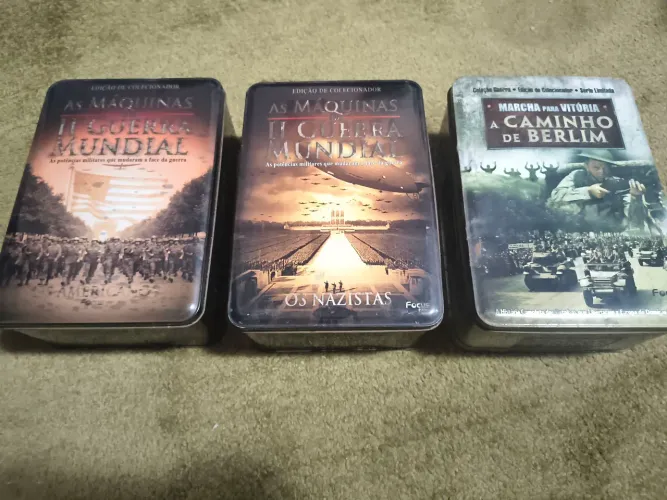 Latas DVDs Máquinas da Segunda Guerra Mundial