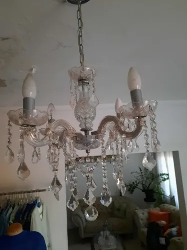 Lustre de cristal pendulo