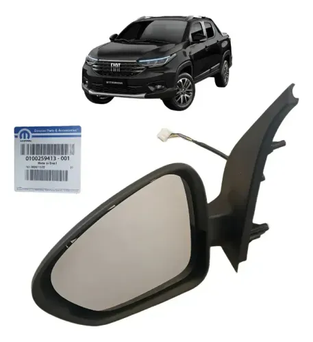 Retrovisor Esquerdo Fiat Nova Strada 2021 A 2024 Original
