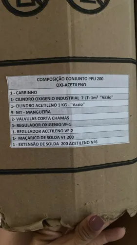 Conjunto completo Solda Maçarico 