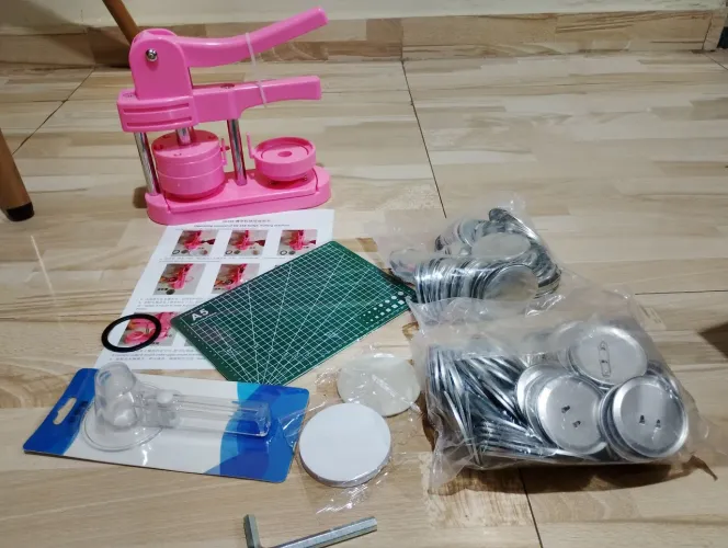 Kit máquina de fazer botons/broches