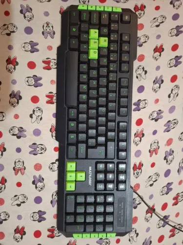 Teclado gamer multilaser 100%