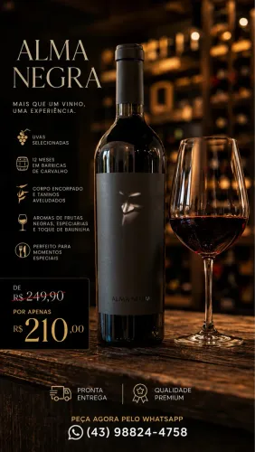 Vinho Alma Negra 750ml - Família Catena