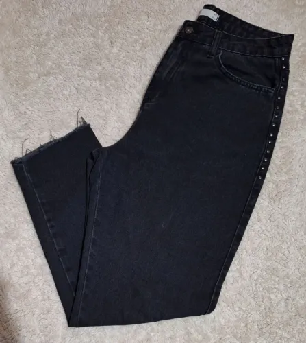 Lote de calças jeans wide leg 42