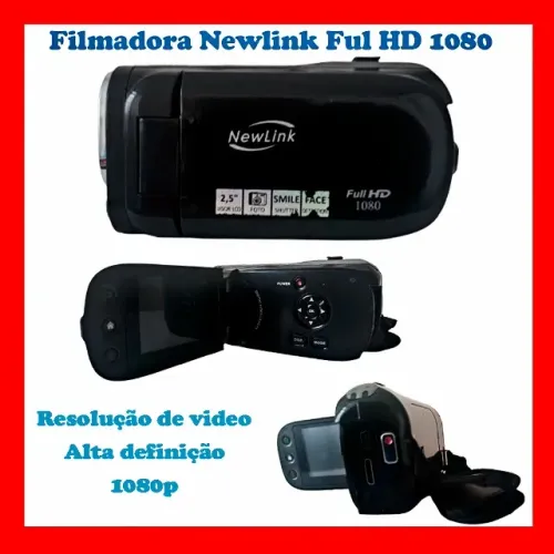 Filmadora digital Newlink Full HD 1080p