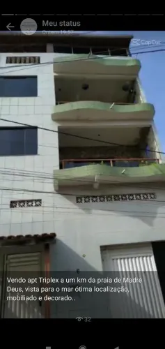 Vendo triplex + terraço próximo a praia de Madre de Deus bahia
