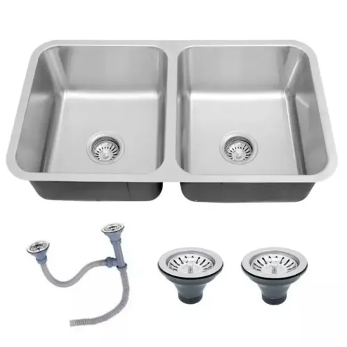 Cuba Dupla Gourmet Inox 304 76x43 Completa