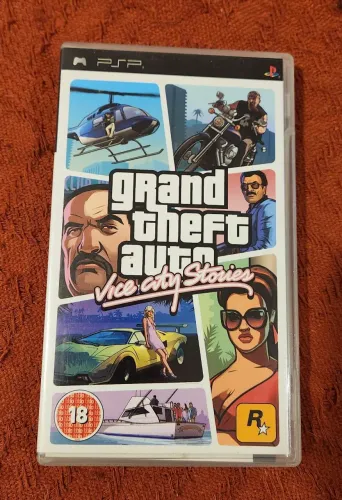 GTA Vice City Stories PSP Original Completo (C/ Mapa e Manual)
