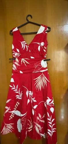 Vestido Mid Vermelho