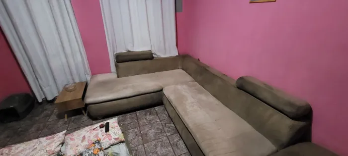 Sofa Grande bege ( leia descrisao )