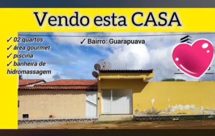 Vendo Casa em Riachão Do Jacuípe 250.000.00