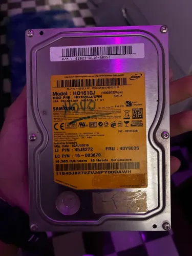 HD funcionando 160gb