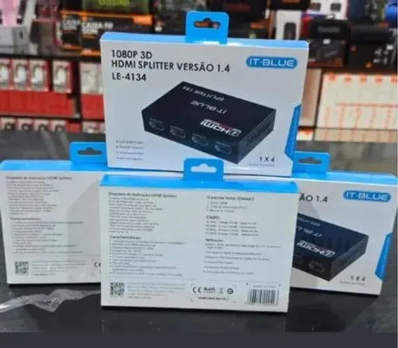 Splitter HDMI IT-BLUE LE-4134 1080p Full HD NOVO